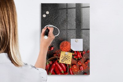 Tableau magnétique effaçable Rappels de Pepper Kitchen