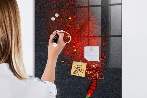 Tableau effaçable magnétique Un lieu créatif pour les souvenirs et les photos