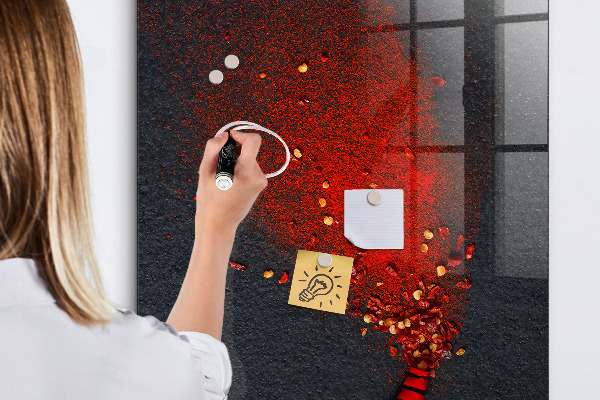 Tableau effaçable magnétique Un lieu créatif pour les souvenirs et les photos