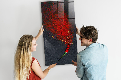 Tableau effaçable magnétique Un lieu créatif pour les souvenirs et les photos