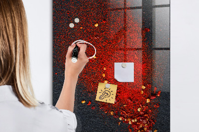 Tableau effaçable magnétique Un lieu créatif pour les souvenirs et les photos