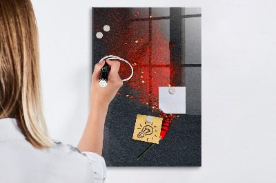Tableau effaçable magnétique Un lieu créatif pour les souvenirs et les photos