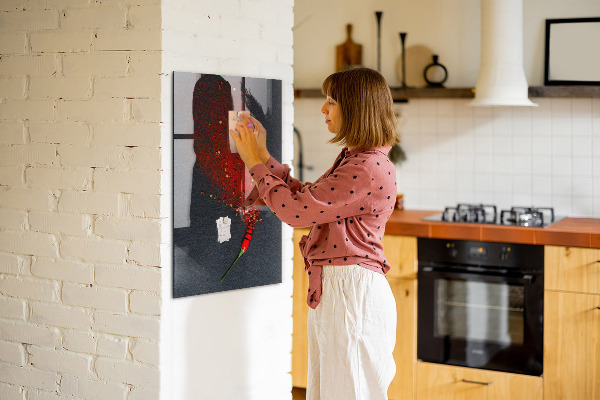 Tableau effaçable magnétique Un lieu créatif pour les souvenirs et les photos