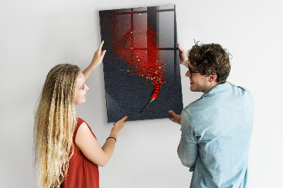 Tableau effaçable magnétique Un lieu créatif pour les souvenirs et les photos