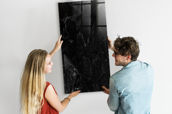 Tableau magnétique effaçable Un tableau élégant pour les notes et les photos