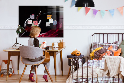 Tableau magnétique effaçable Un lieu créatif pour les souvenirs et les photos