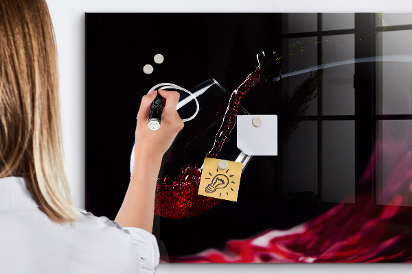 Tableau magnétique effaçable Un lieu créatif pour les souvenirs et les photos