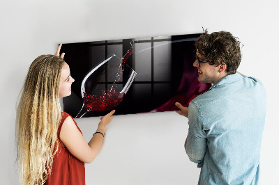 Tableau magnétique effaçable Un lieu créatif pour les souvenirs et les photos