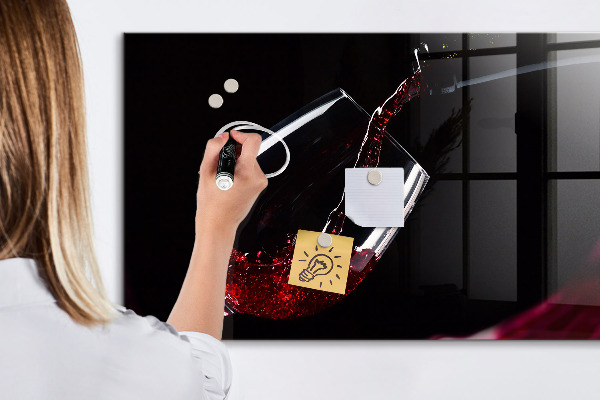 Tableau magnétique effaçable Un lieu créatif pour les souvenirs et les photos