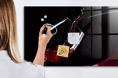 Tableau magnétique effaçable Un lieu créatif pour les souvenirs et les photos
