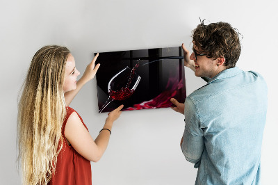 Tableau magnétique effaçable Un lieu créatif pour les souvenirs et les photos