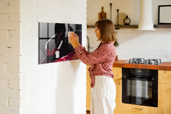 Tableau magnétique effaçable Un lieu créatif pour les souvenirs et les photos