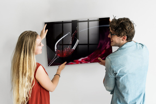 Tableau magnétique effaçable Un lieu créatif pour les souvenirs et les photos