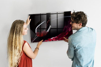 Tableau magnétique effaçable Un lieu créatif pour les souvenirs et les photos