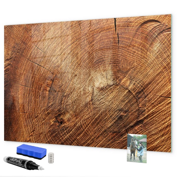 Tableau effaçable magnétique Tableau mémo de style rustique