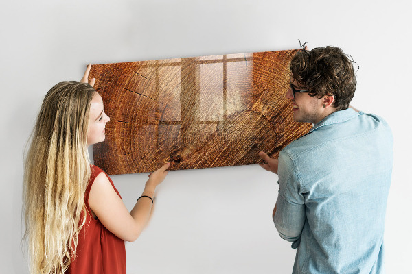 Tableau effaçable magnétique Tableau mémo de style rustique