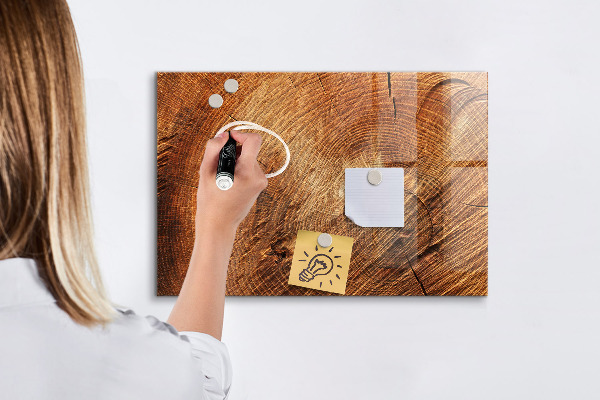 Tableau effaçable magnétique Tableau mémo de style rustique