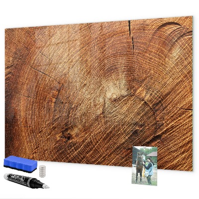 Tableau effaçable magnétique Tableau mémo de style rustique