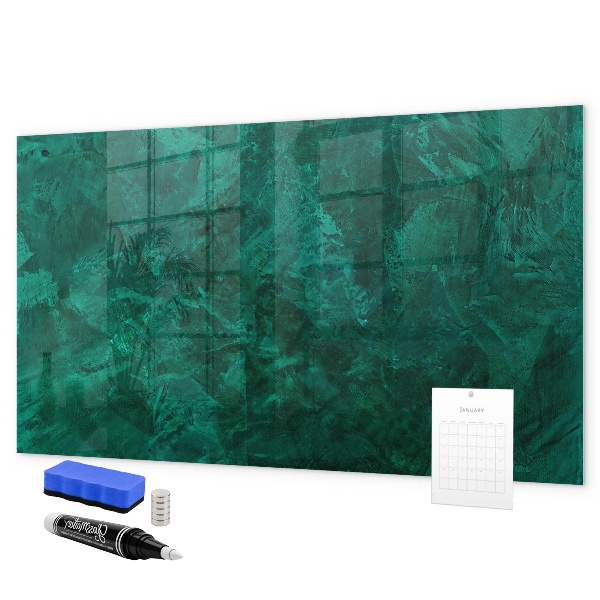 Tableau magnétique effaçable Tableau vert pour les notes et les photos