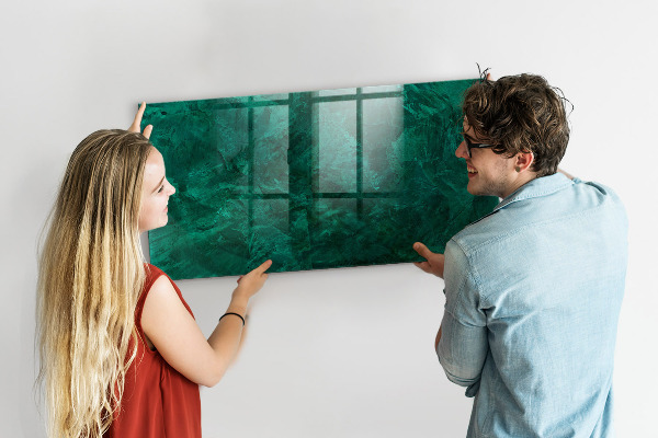 Tableau magnétique effaçable Tableau vert pour les notes et les photos