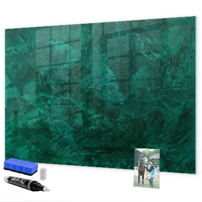 Tableau magnétique effaçable Tableau vert pour les notes et les photos