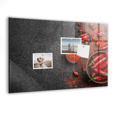 Tableau magnétique effaçable De doux souvenirs de la cuisine et de la nature