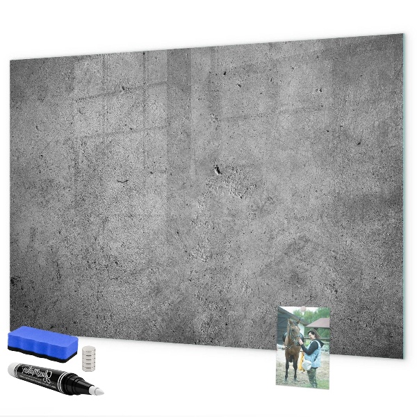 Tableau effaçable magnétique Tableau mémo avec aimants et photos