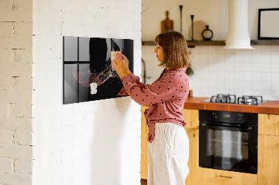 Tableau effaçable magnétique Panneau d'affichage photo créatif