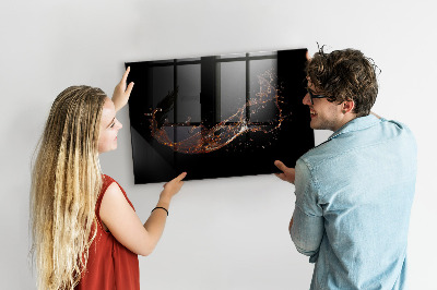 Tableau effaçable magnétique Panneau d'affichage photo créatif