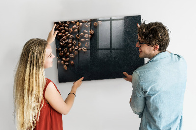 Tableau effaçable magnétique Café et souvenirs en un seul endroit