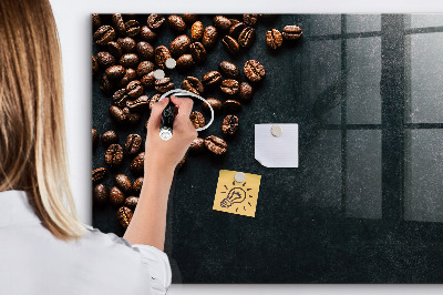Tableau effaçable magnétique Café et souvenirs en un seul endroit