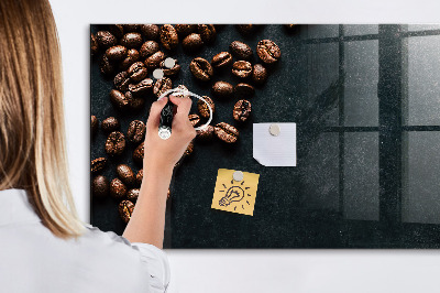 Tableau effaçable magnétique Café et souvenirs en un seul endroit