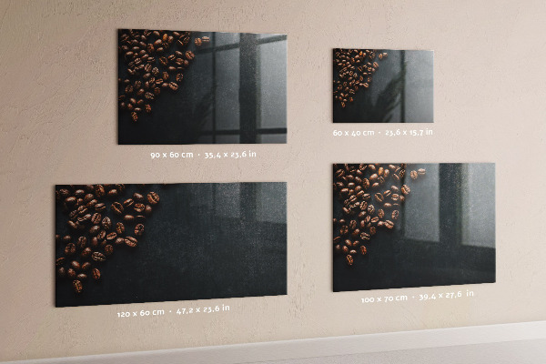 Tableau effaçable magnétique Café et souvenirs en un seul endroit