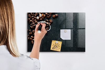 Tableau effaçable magnétique Café et souvenirs en un seul endroit