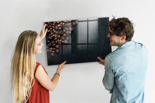 Tableau effaçable magnétique Café et souvenirs en un seul endroit