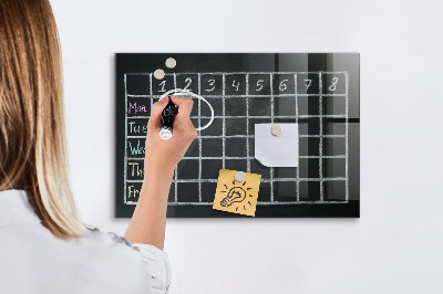 Tableau magnétique effaçable Tableau de planification et de prise de notes
