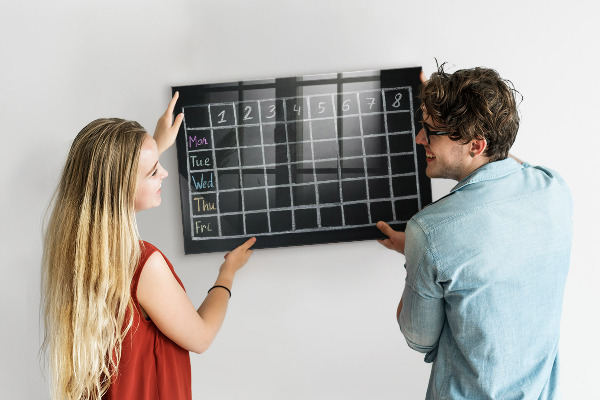 Tableau magnétique effaçable Tableau de planification et de prise de notes