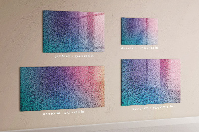 Tableau effaçable magnétique Un tableau coloré pour les notes et les photos