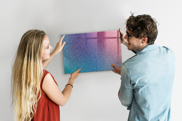 Tableau effaçable magnétique Un tableau coloré pour les notes et les photos