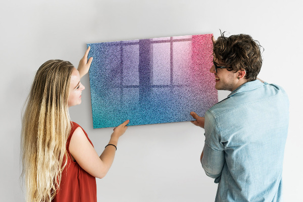 Tableau effaçable magnétique Un tableau coloré pour les notes et les photos