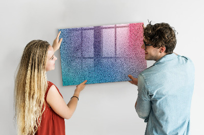 Tableau effaçable magnétique Un tableau coloré pour les notes et les photos