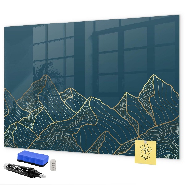 Tableau effaçable magnétique Tableau moderne pour notes et photos