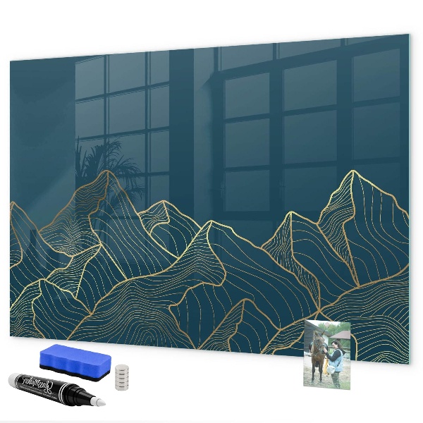 Tableau effaçable magnétique Tableau moderne pour notes et photos
