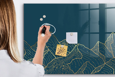 Tableau effaçable magnétique Tableau moderne pour notes et photos