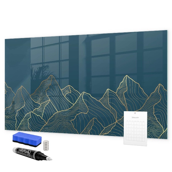 Tableau effaçable magnétique Tableau moderne pour notes et photos