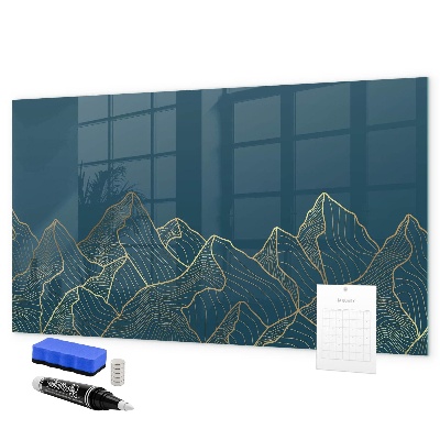 Tableau effaçable magnétique Tableau moderne pour notes et photos