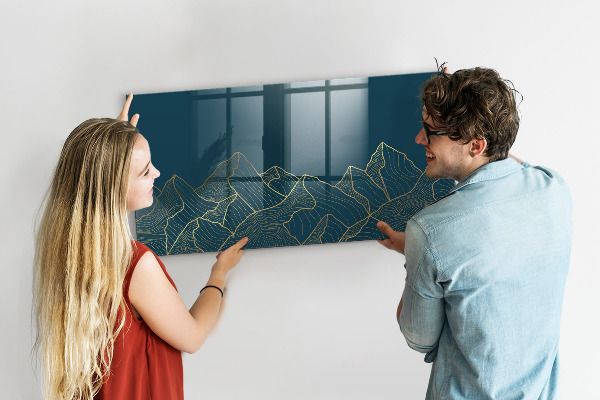 Tableau effaçable magnétique Tableau moderne pour notes et photos