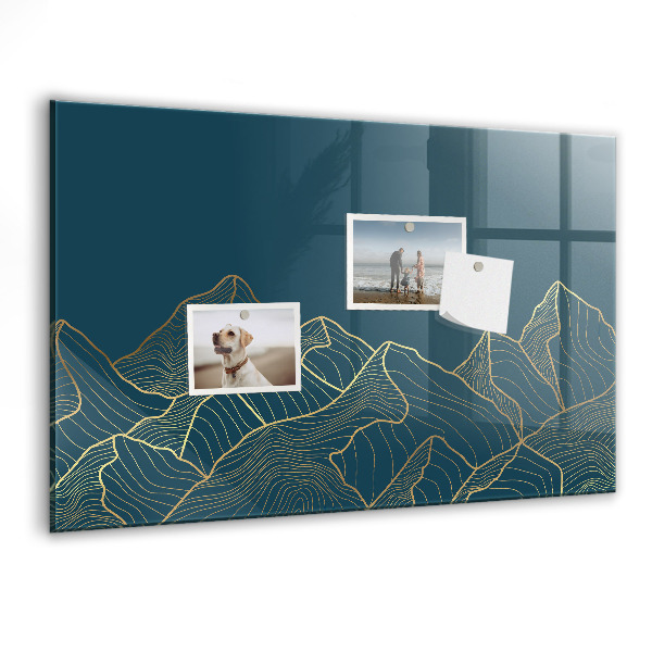 Tableau effaçable magnétique Tableau moderne pour notes et photos