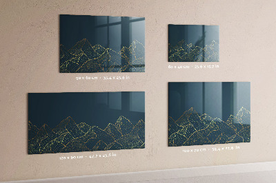 Tableau effaçable magnétique Tableau moderne pour notes et photos