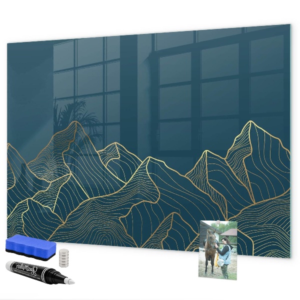 Tableau effaçable magnétique Tableau moderne pour notes et photos